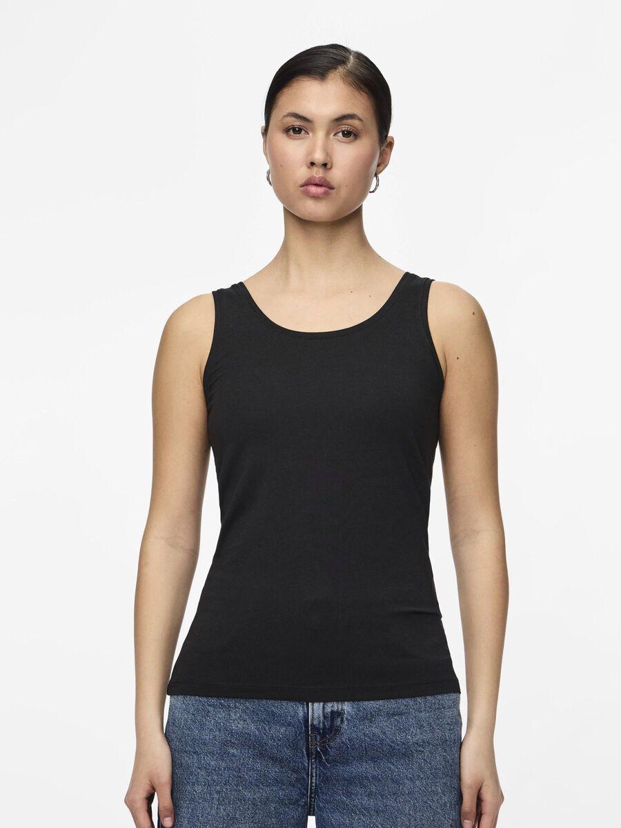 Camisole uni | Noire
