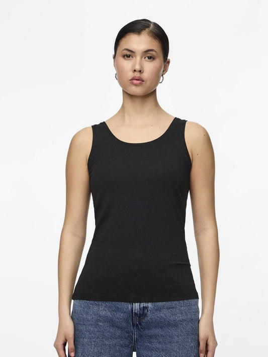 Camisole uni | Noire