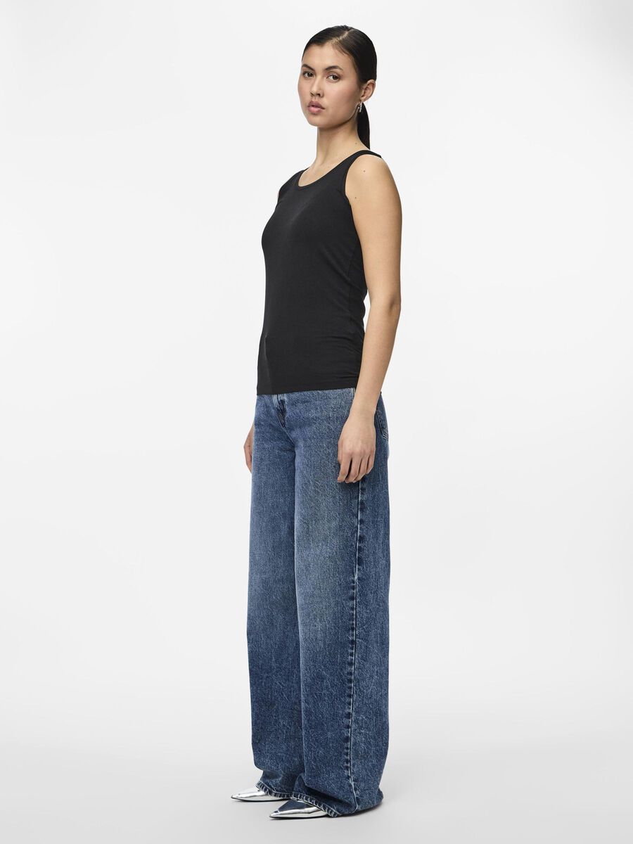 Camisole uni | Noire
