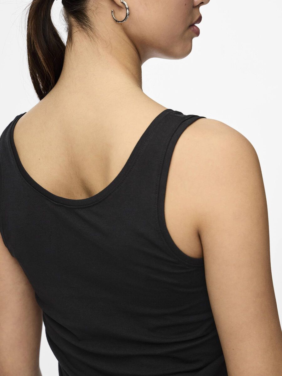 Camisole uni | Noire