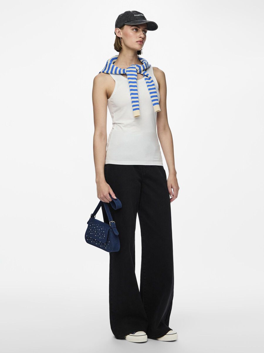 Camisole uni | Blanc cassé