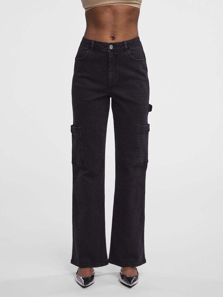 Jeans Joella Cargo | Noir