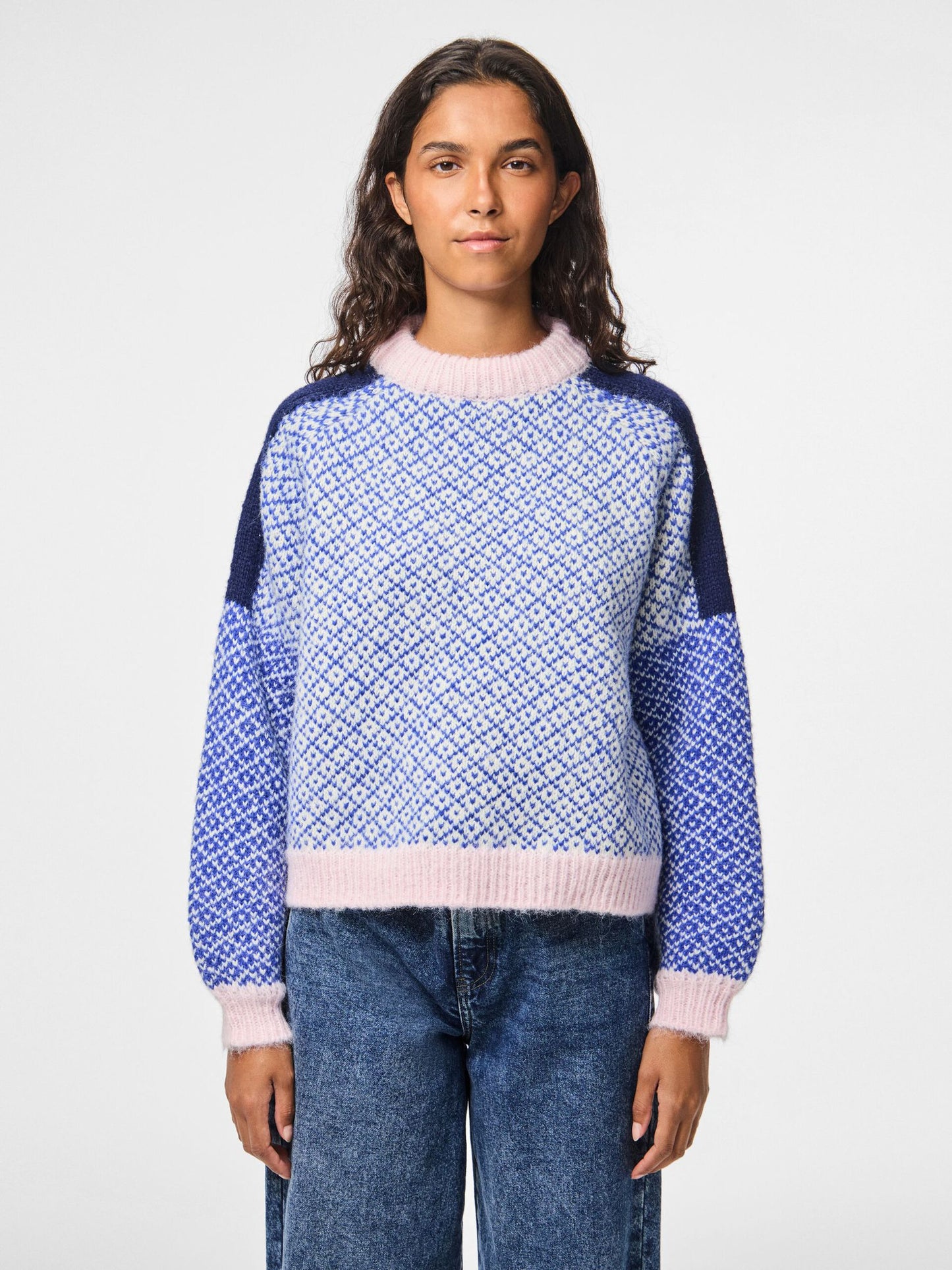 Tricot Remix | Mélange bleu