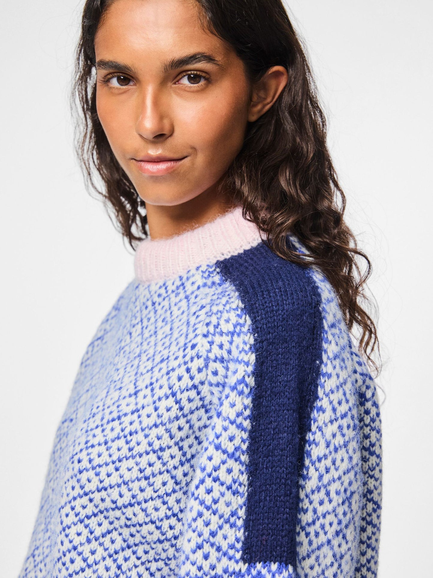 Tricot Remix | Mélange bleu