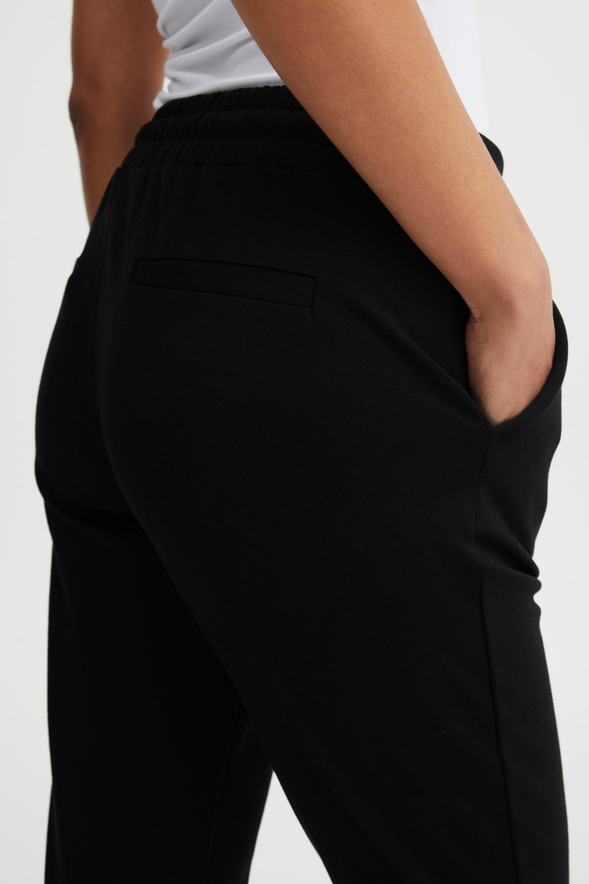 Pantalon ICHI Kate court | Noir