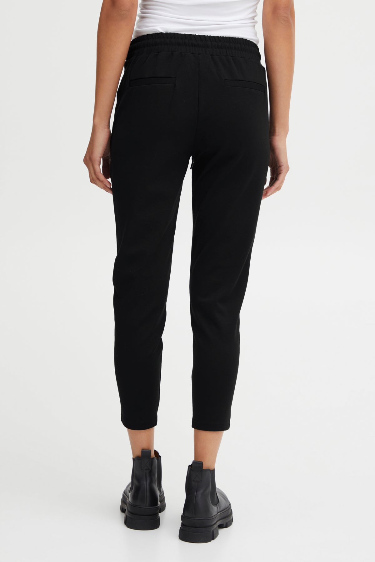 Pantalon ICHI Kate court | Noir