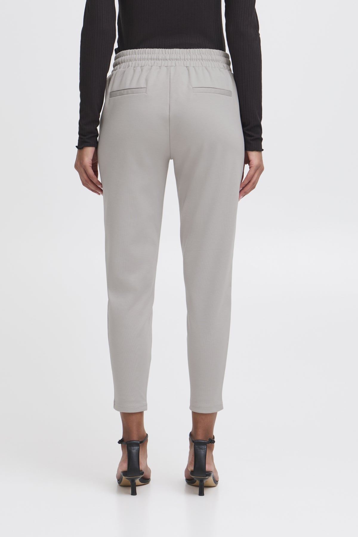 Pantalon Kate court | Gris opal