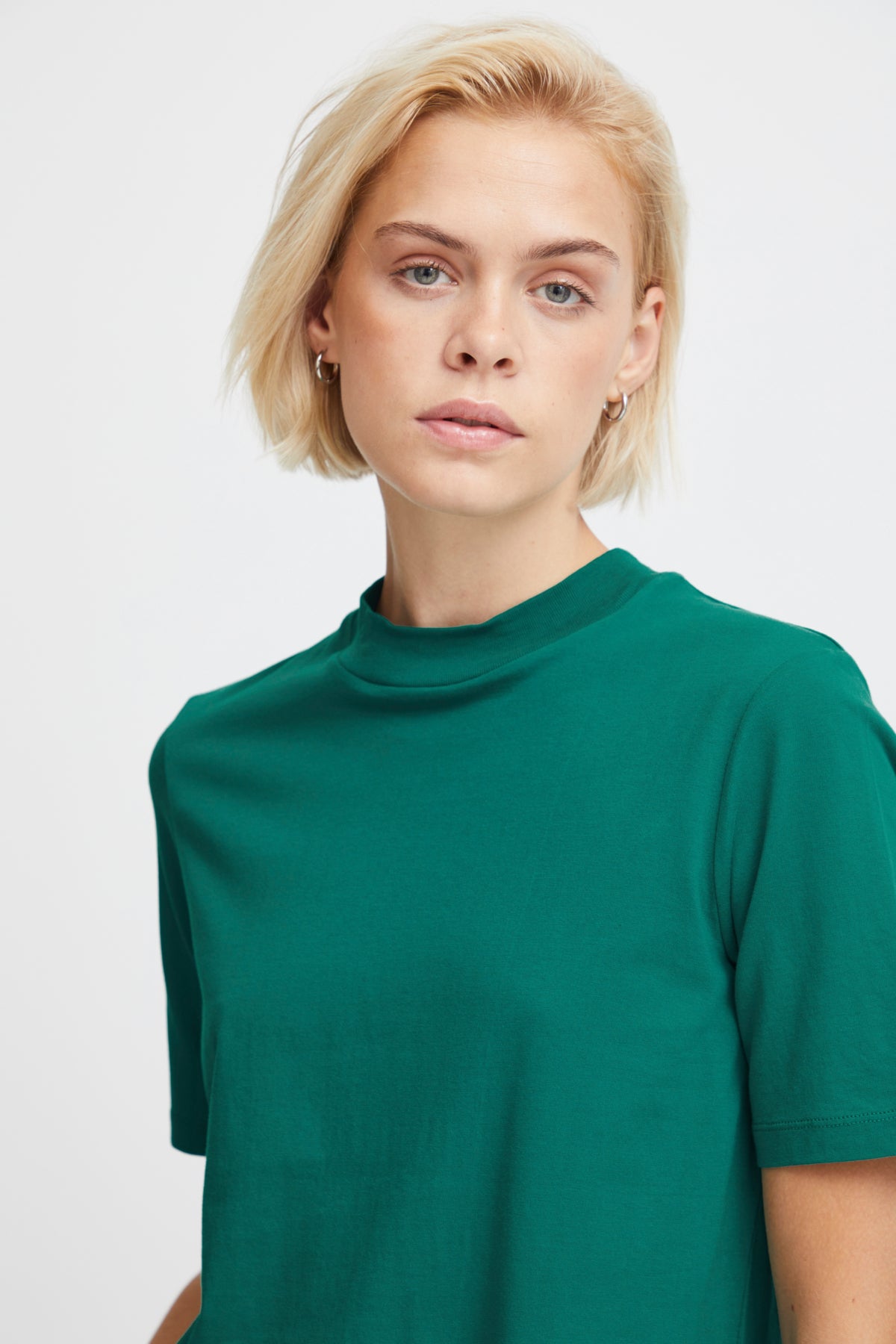 T-Shirt ICHI Rania | Vert de cadmium