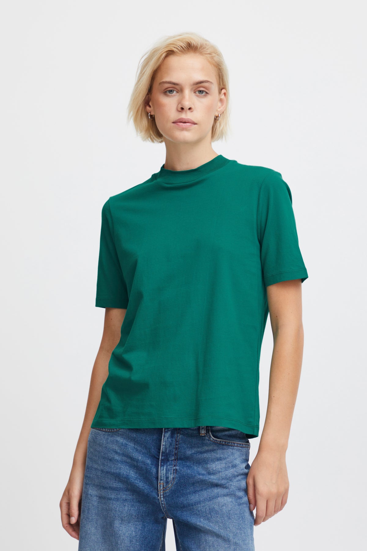 T-Shirt ICHI Rania | Vert de cadmium