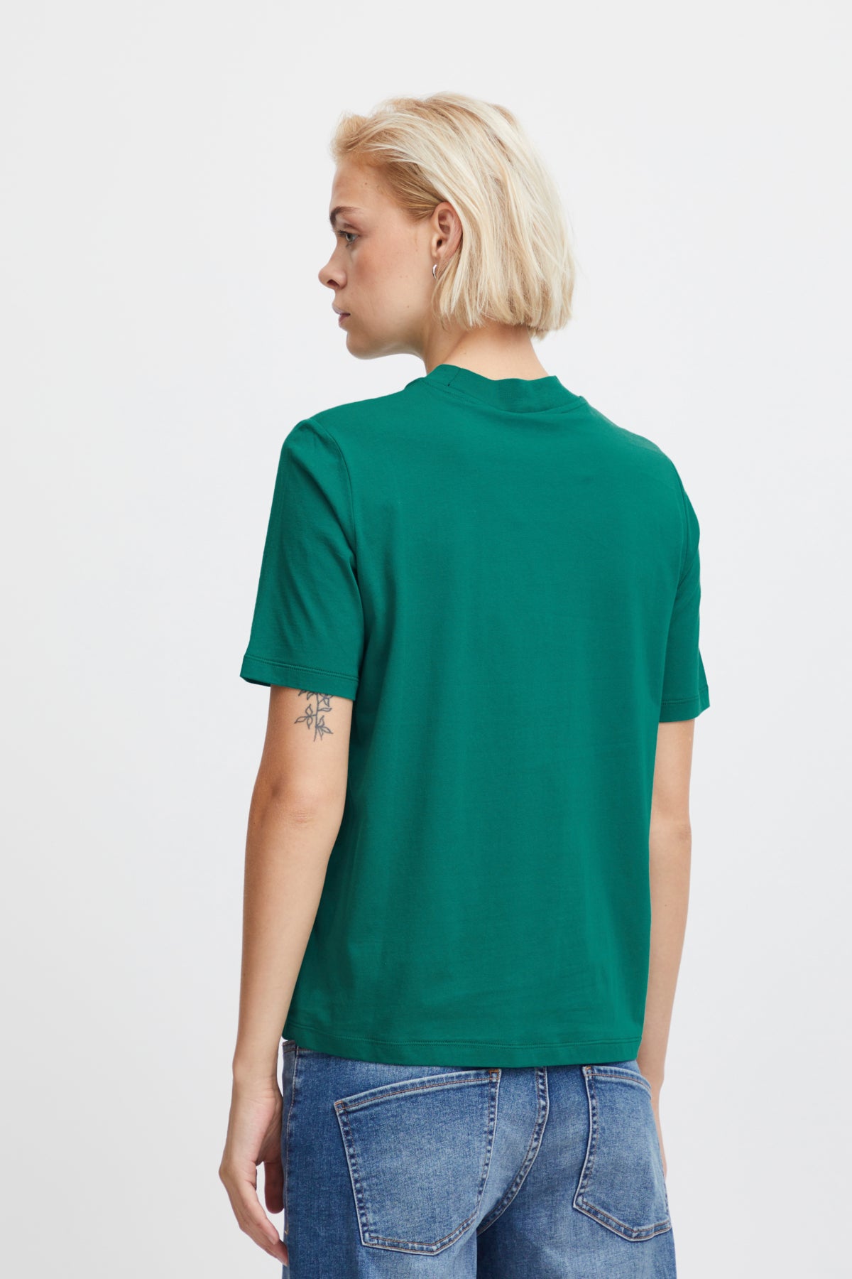 T-Shirt ICHI Rania | Vert de cadmium