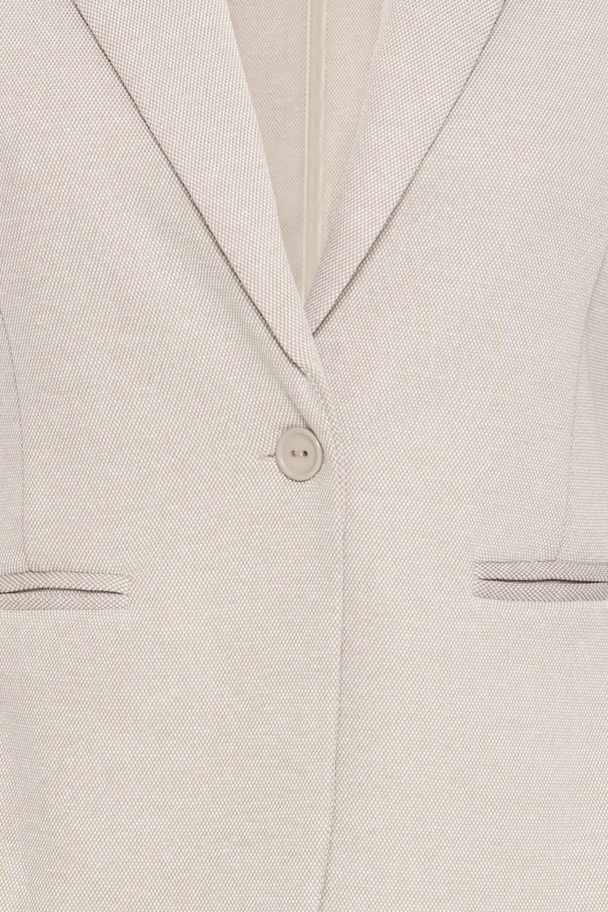 Veston ICHI Kate piqué | Taupe