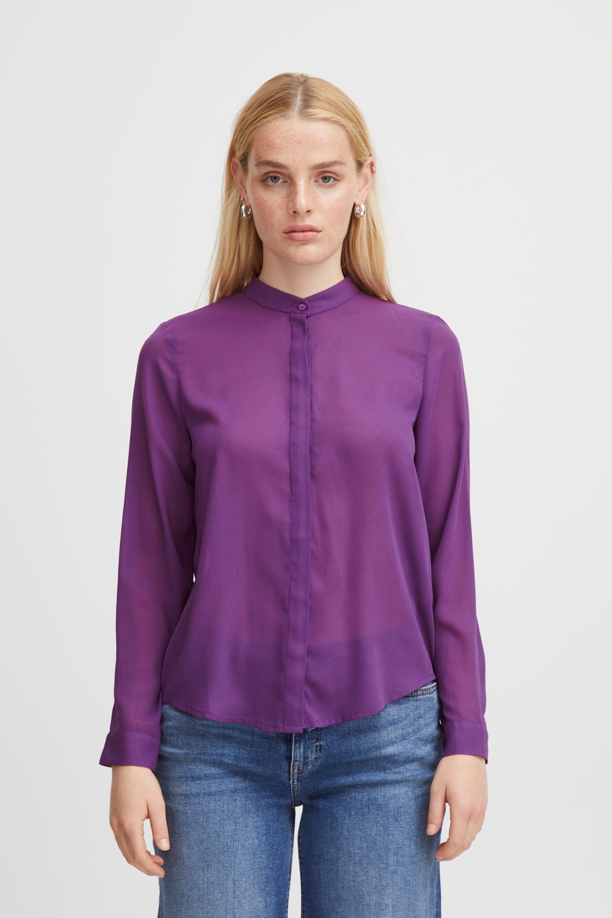 Blouse Cellani | Violet amarante