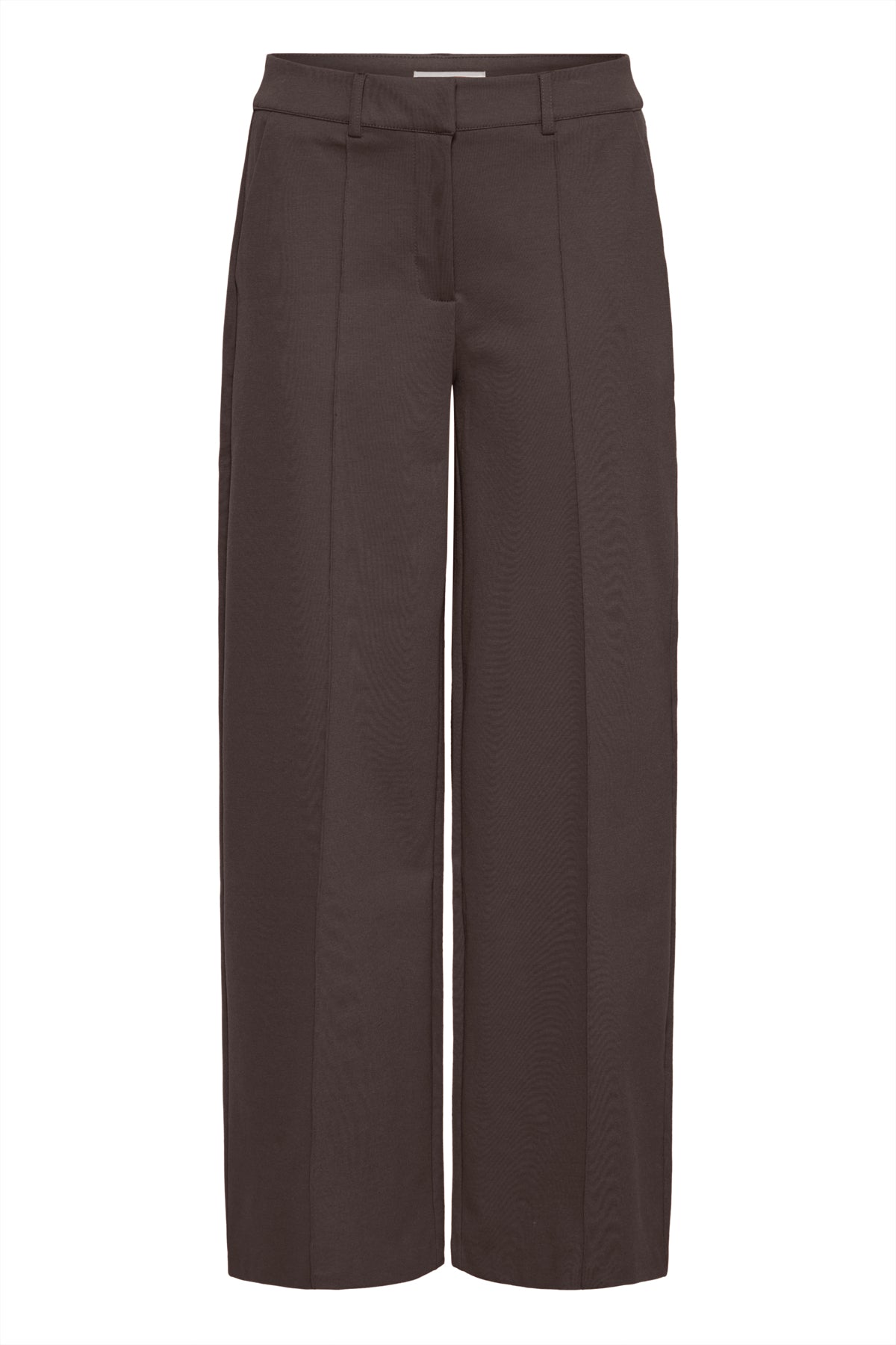 Pantalon Kate Large avec couture | Chocolat