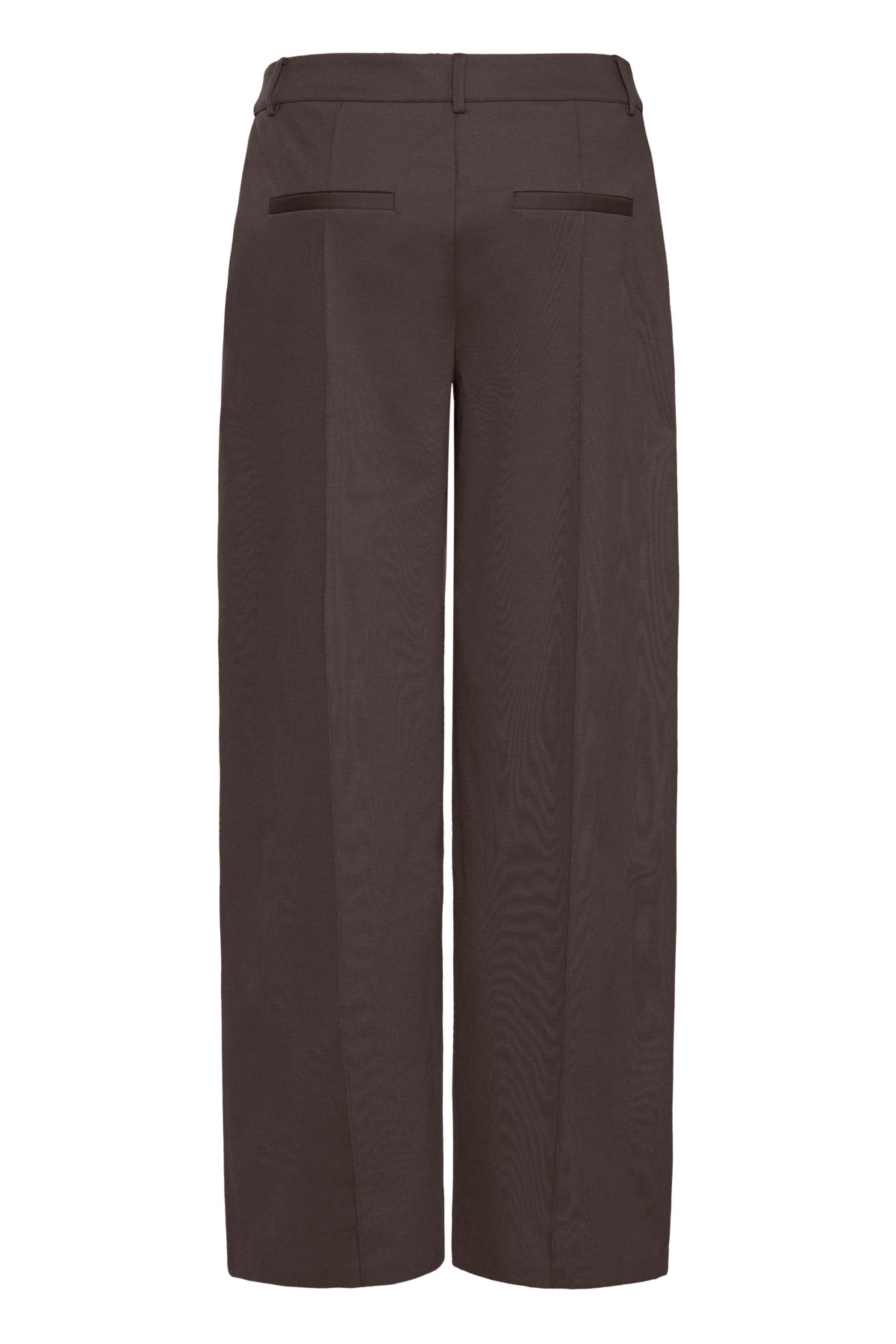 Pantalon Kate Large avec couture | Chocolat