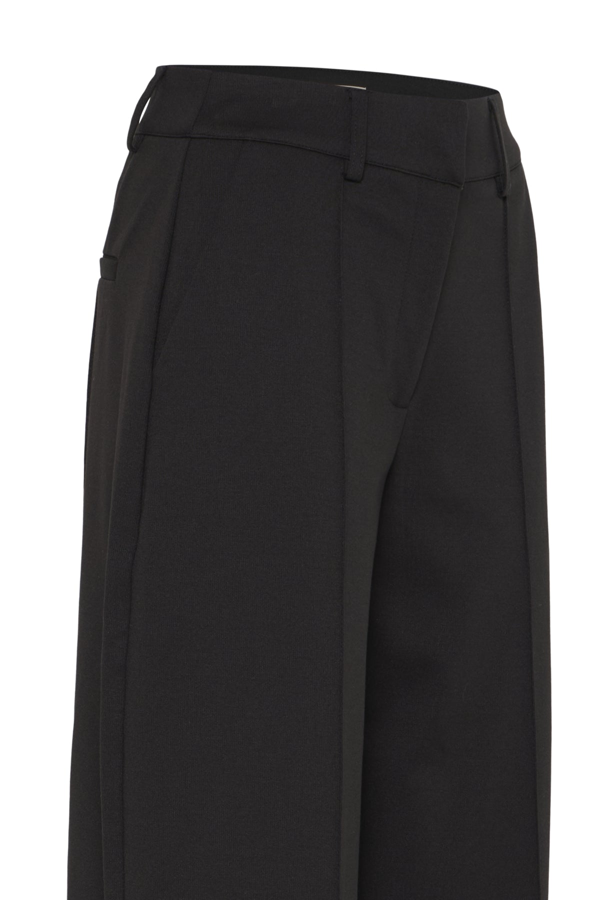 Pantalon Kate avec couture - Ichi | Noir