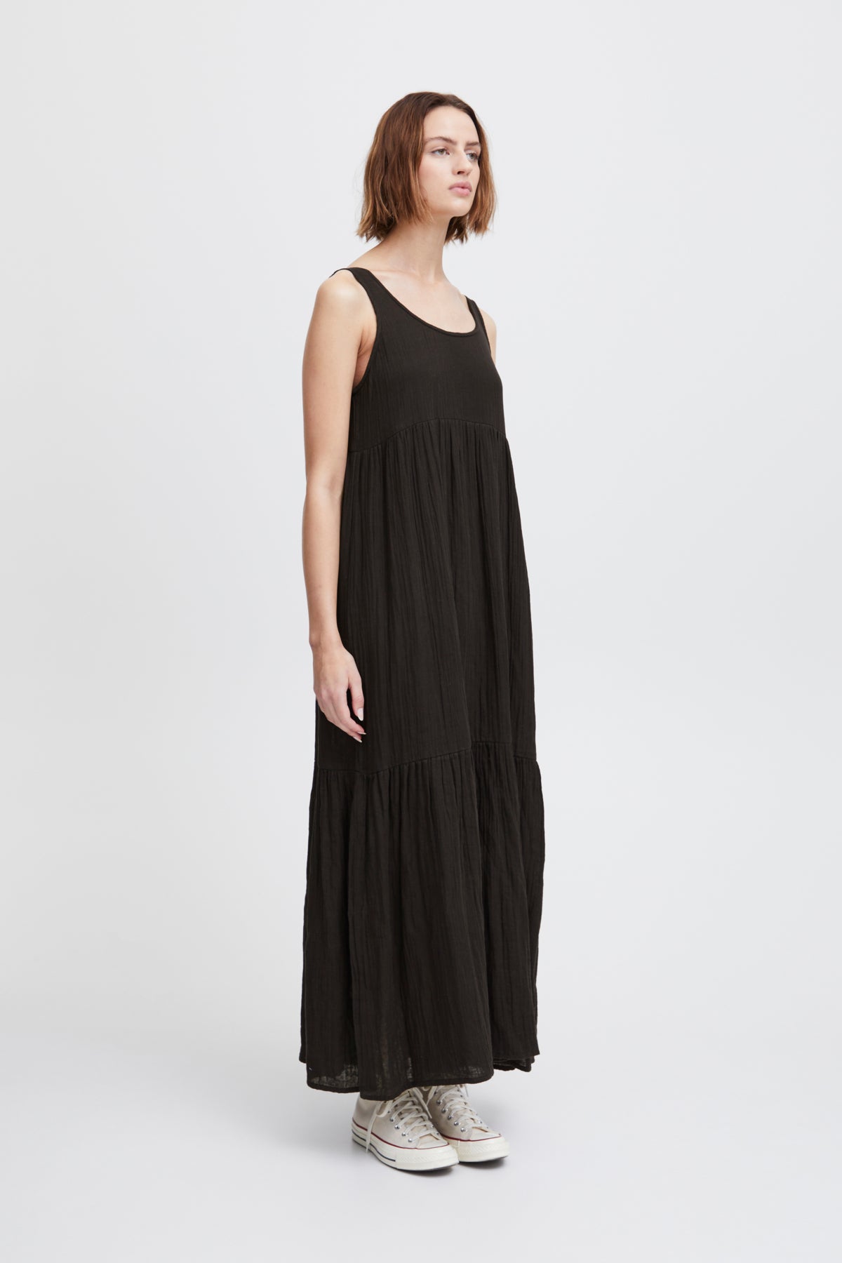 Robe Foxa maxi | Noire