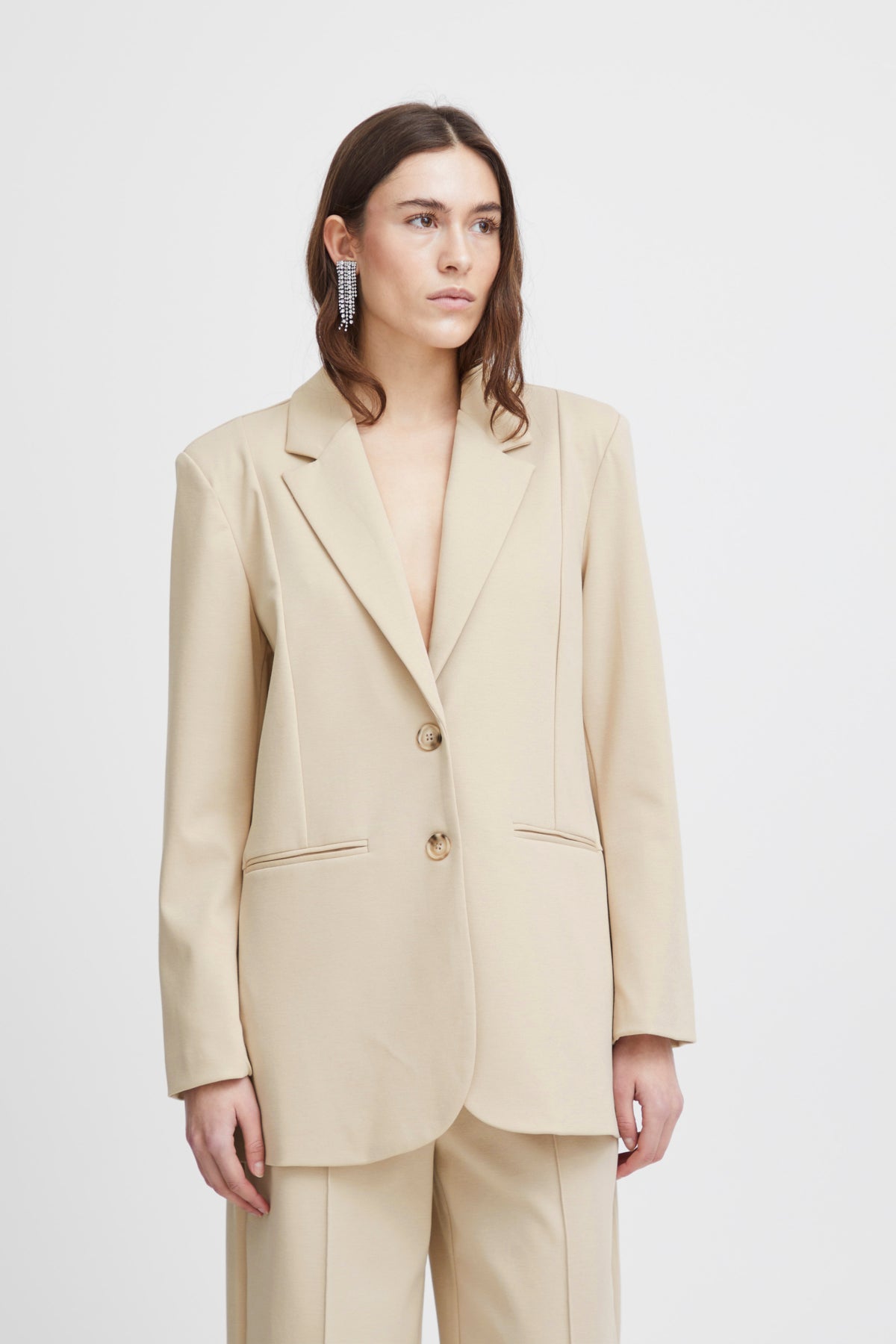 Veston ICHI Kate oversize ICHI | Beige