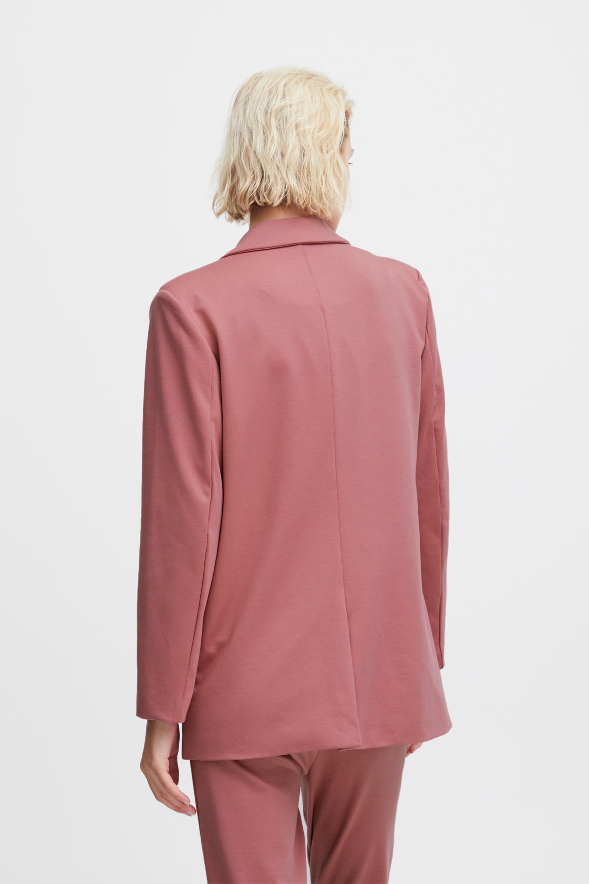 Veston ICHI Kate oversize | Rose bruyère