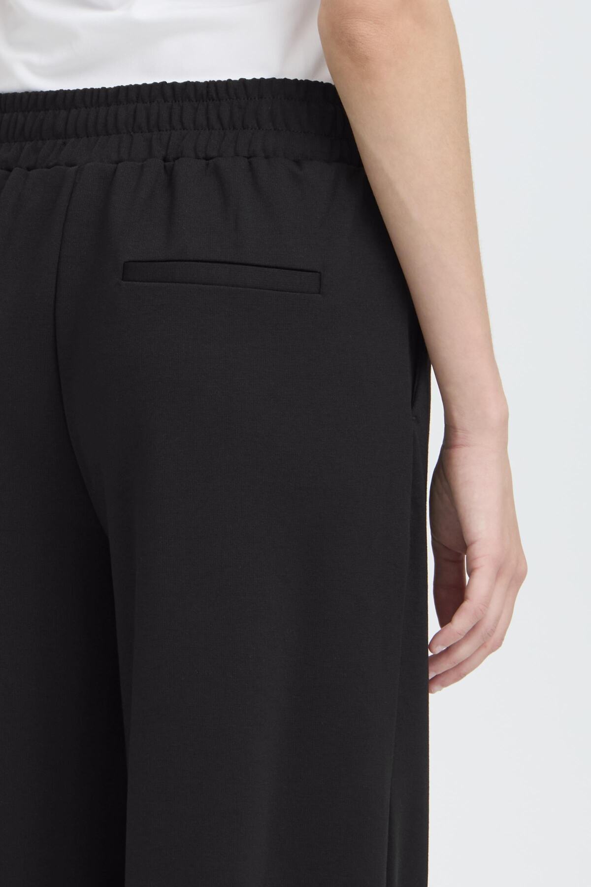 Pantalon Kate long large | Noir