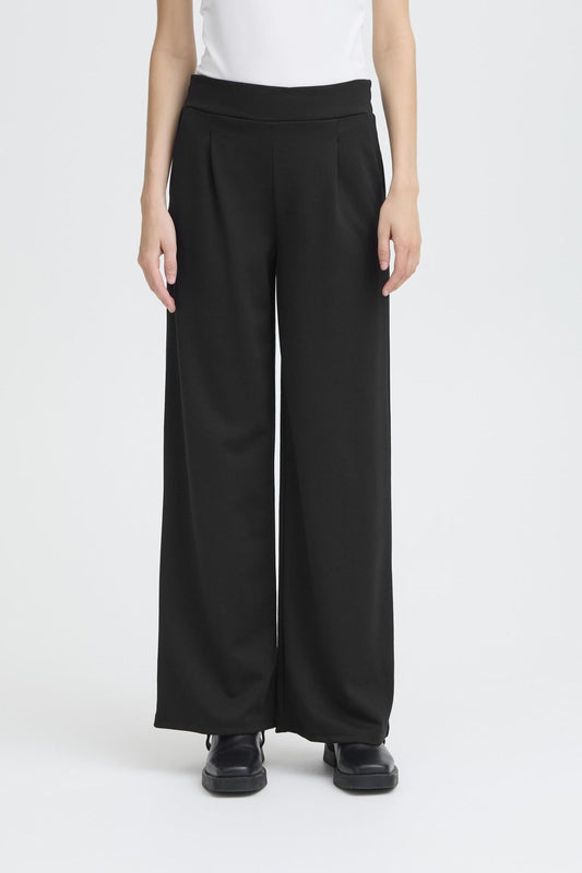 Pantalon Kate long large | Noir