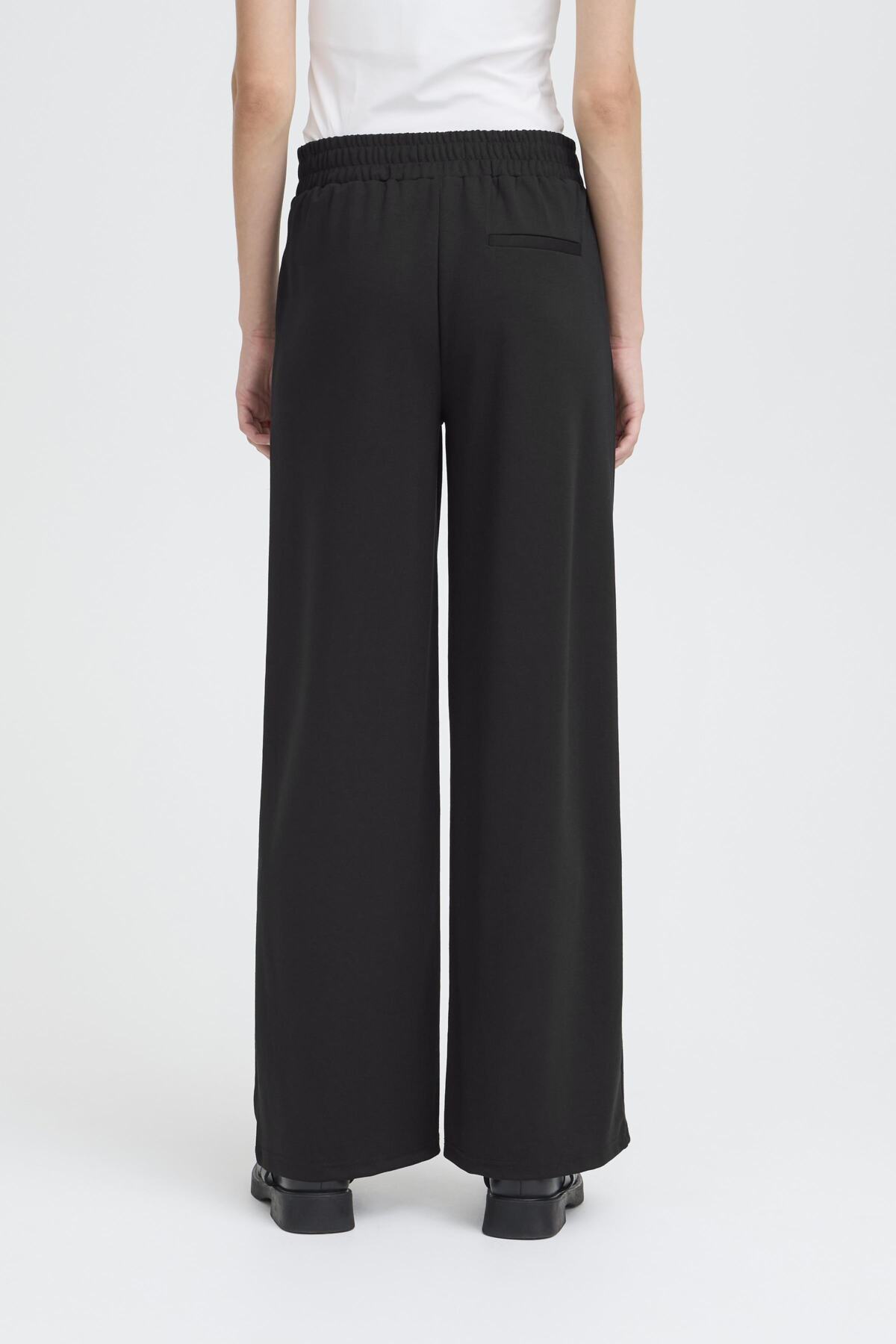 Pantalon Kate long large | Noir