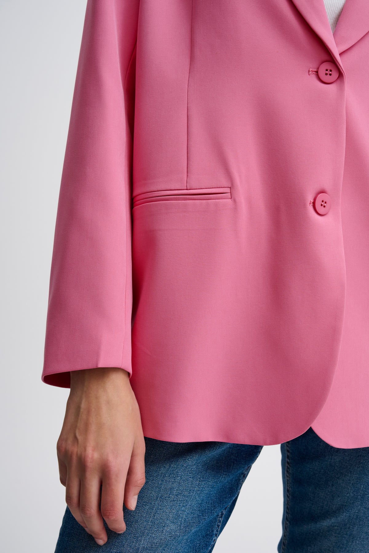Veston ICHI Lexi oversize | Super rose