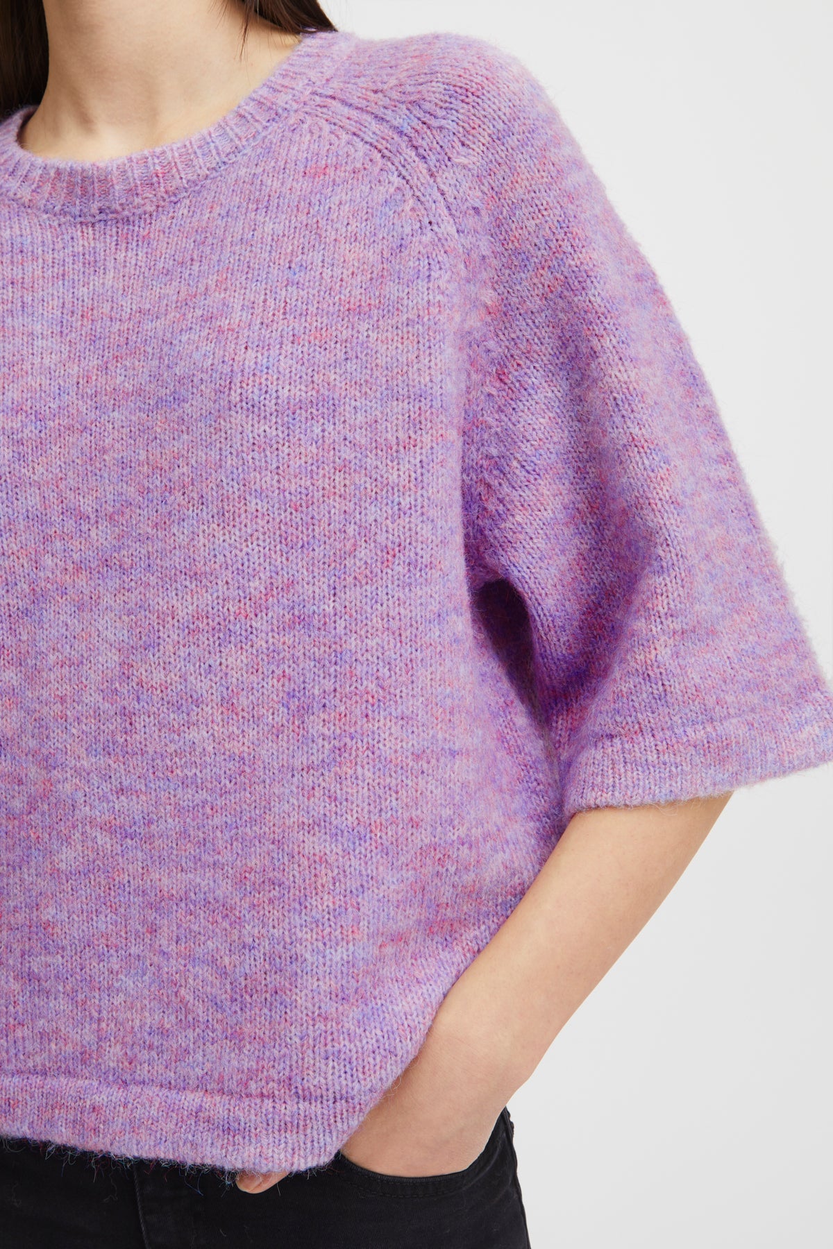 Tricot Daisie | Mélange lavande