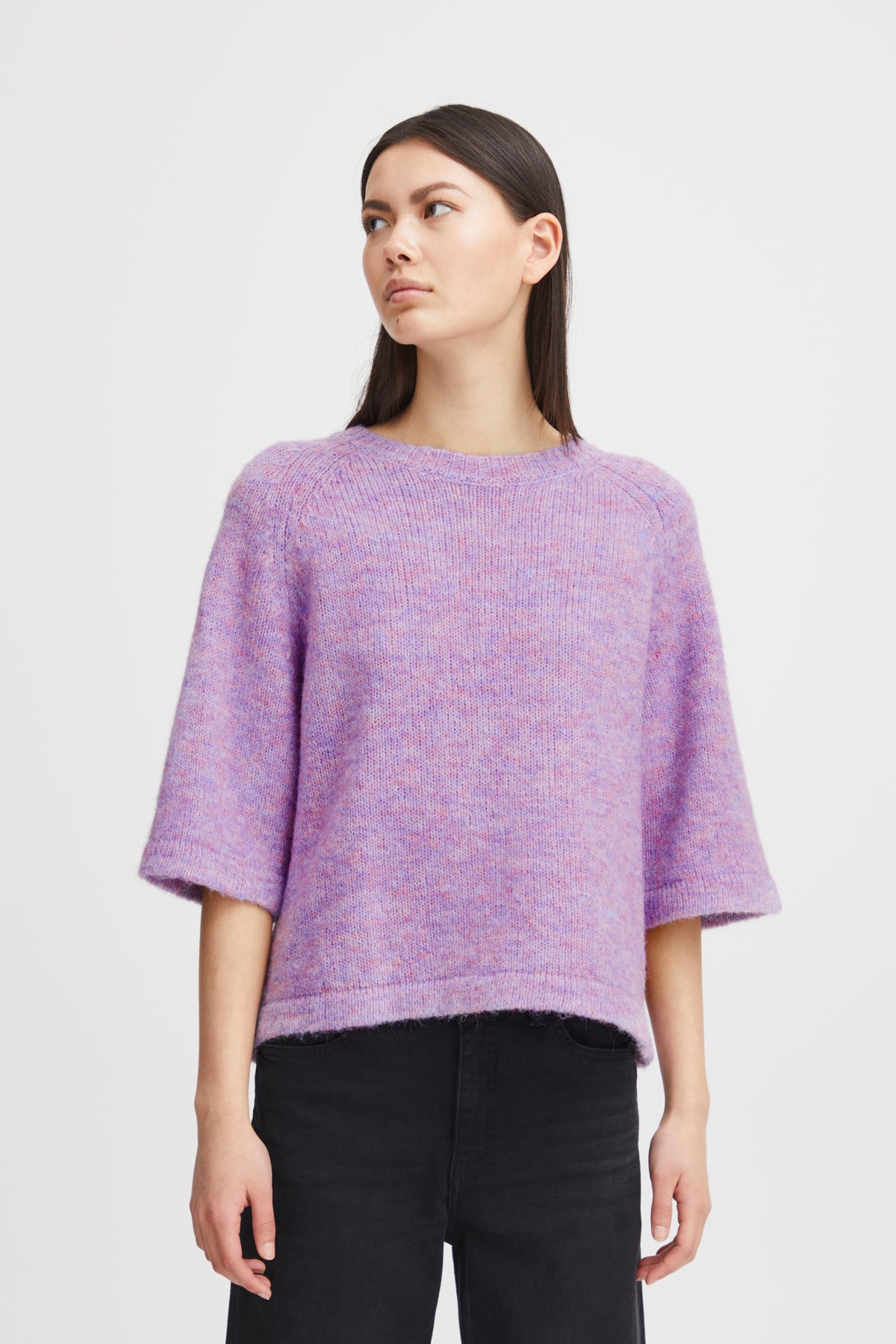 Tricot Daisie | Mélange lavande