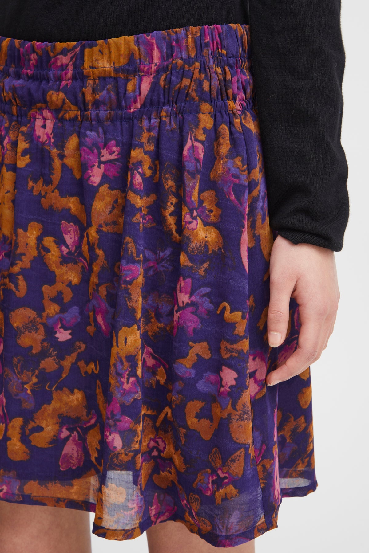 Jupe Pernilly | Mauve motif