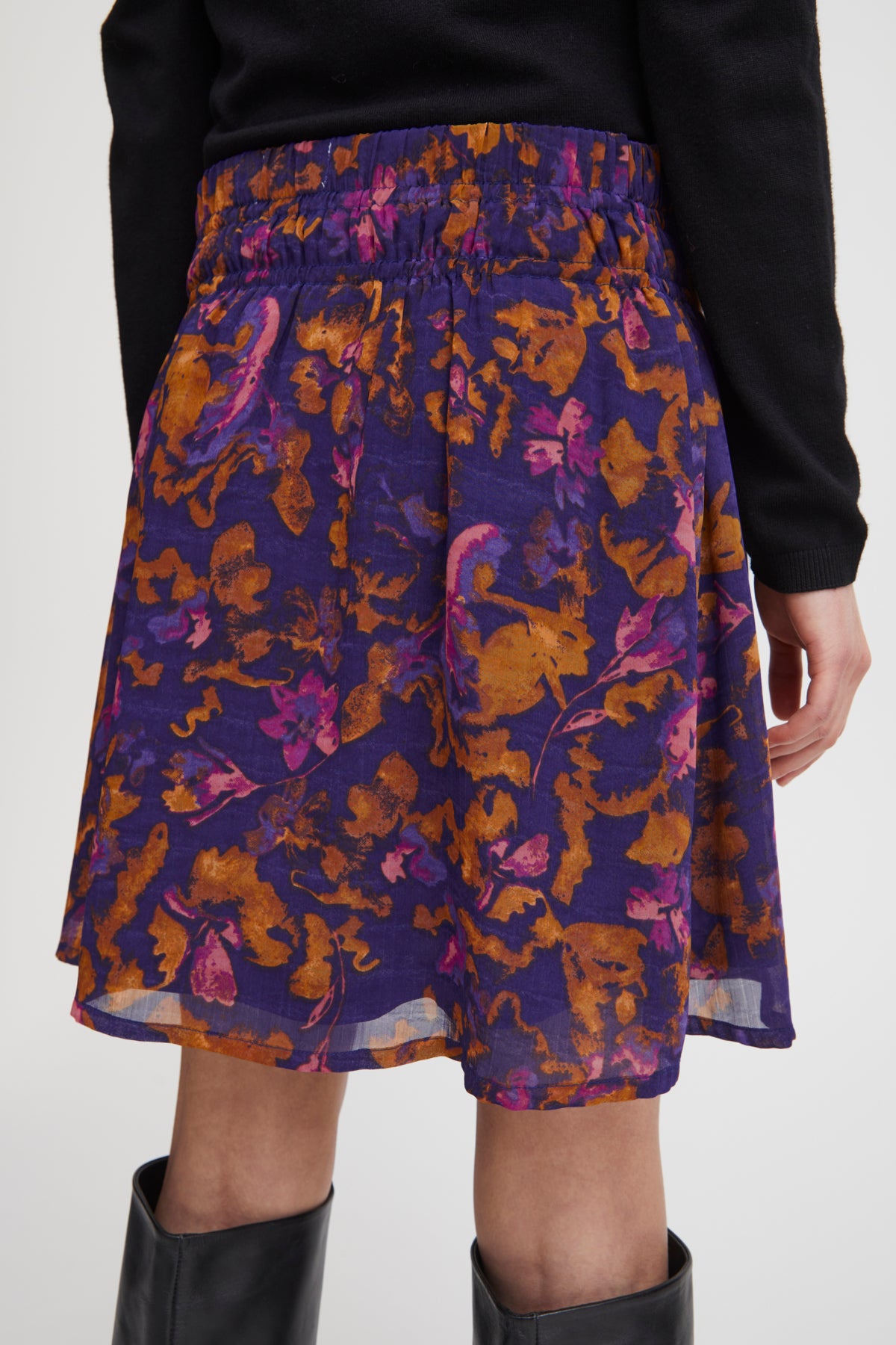 Jupe Pernilly | Mauve motif