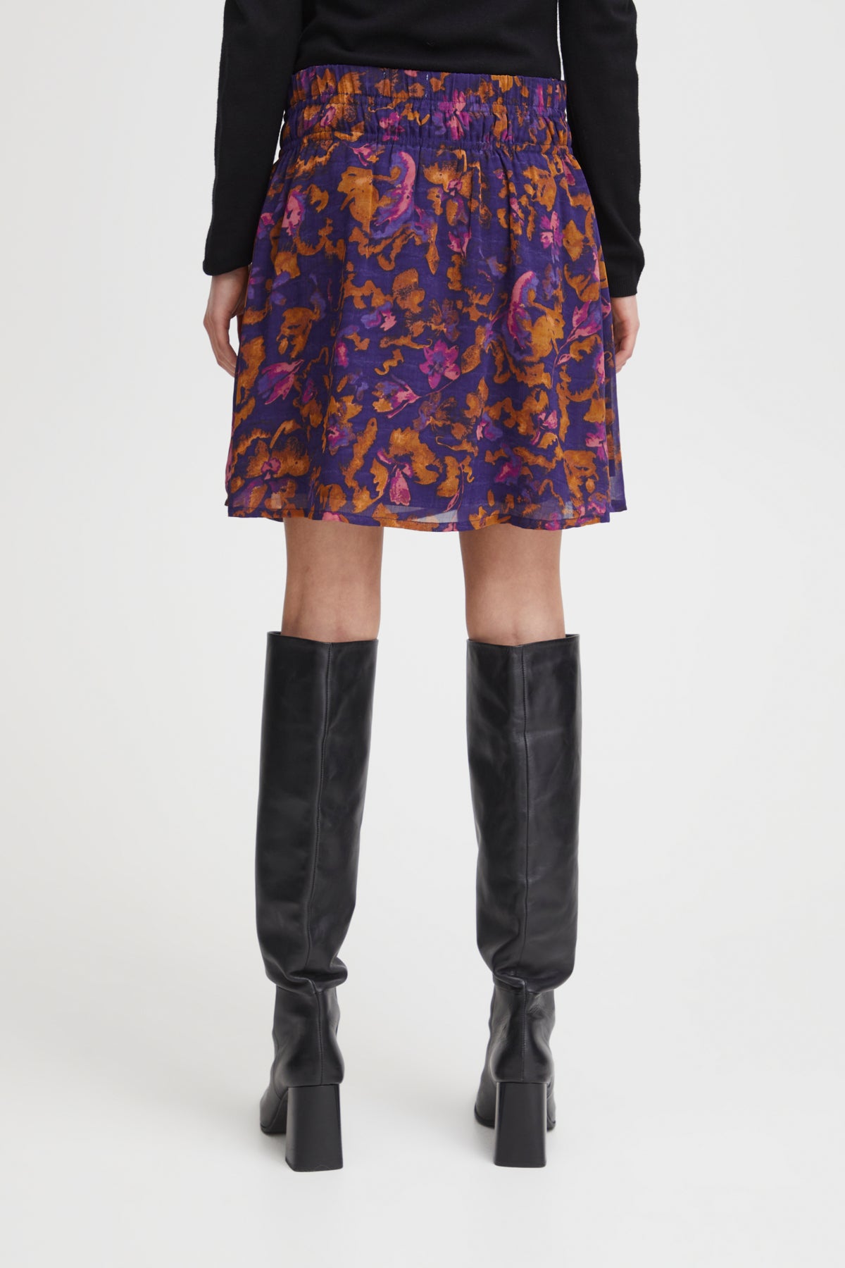 Jupe Pernilly | Mauve motif