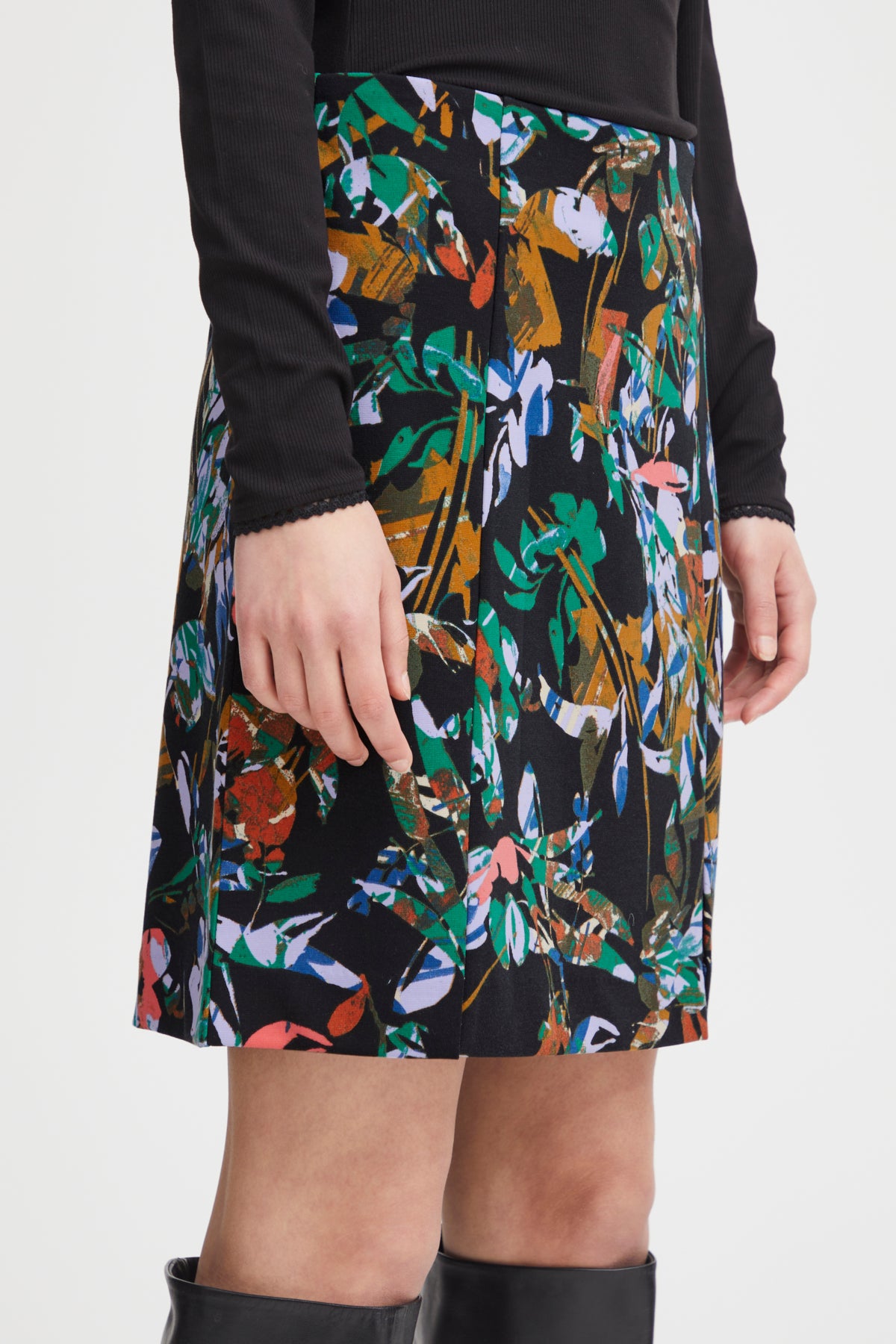 Jupe Kate motif | Feuillage