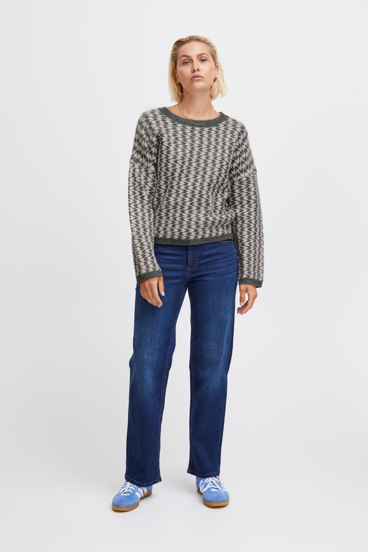 Tricot Bizzy | Mélange Rose bruyère