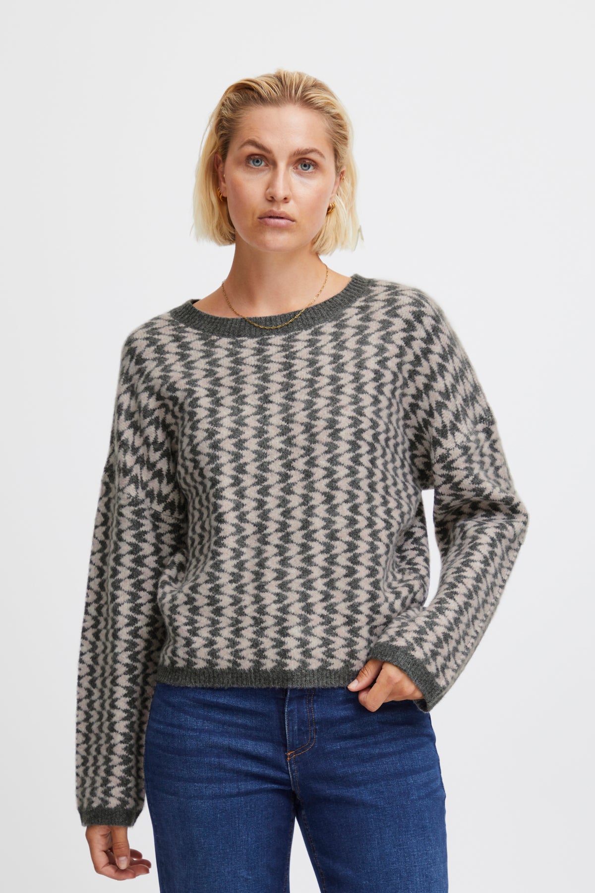 Tricot Bizzy | Mélange Rose bruyère