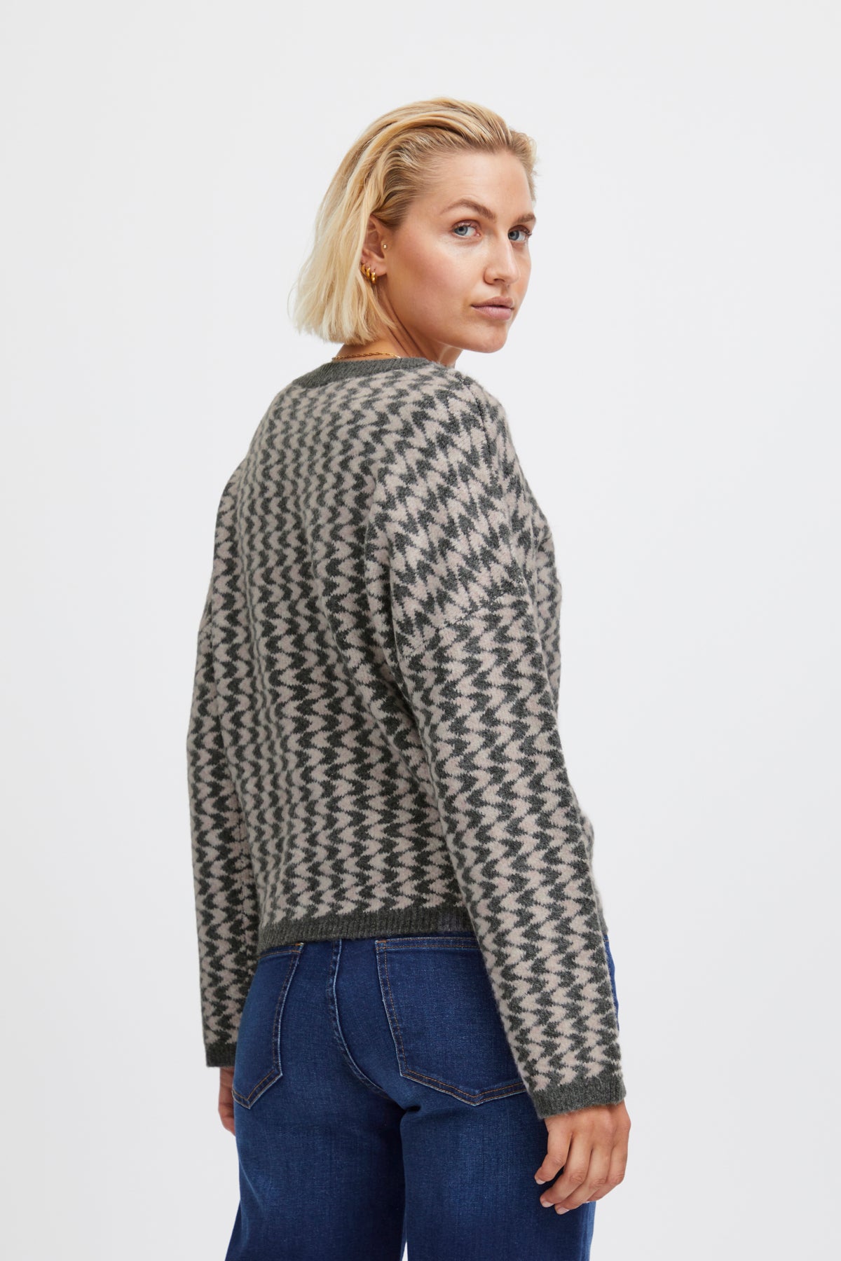 Tricot Bizzy | Mélange Rose bruyère
