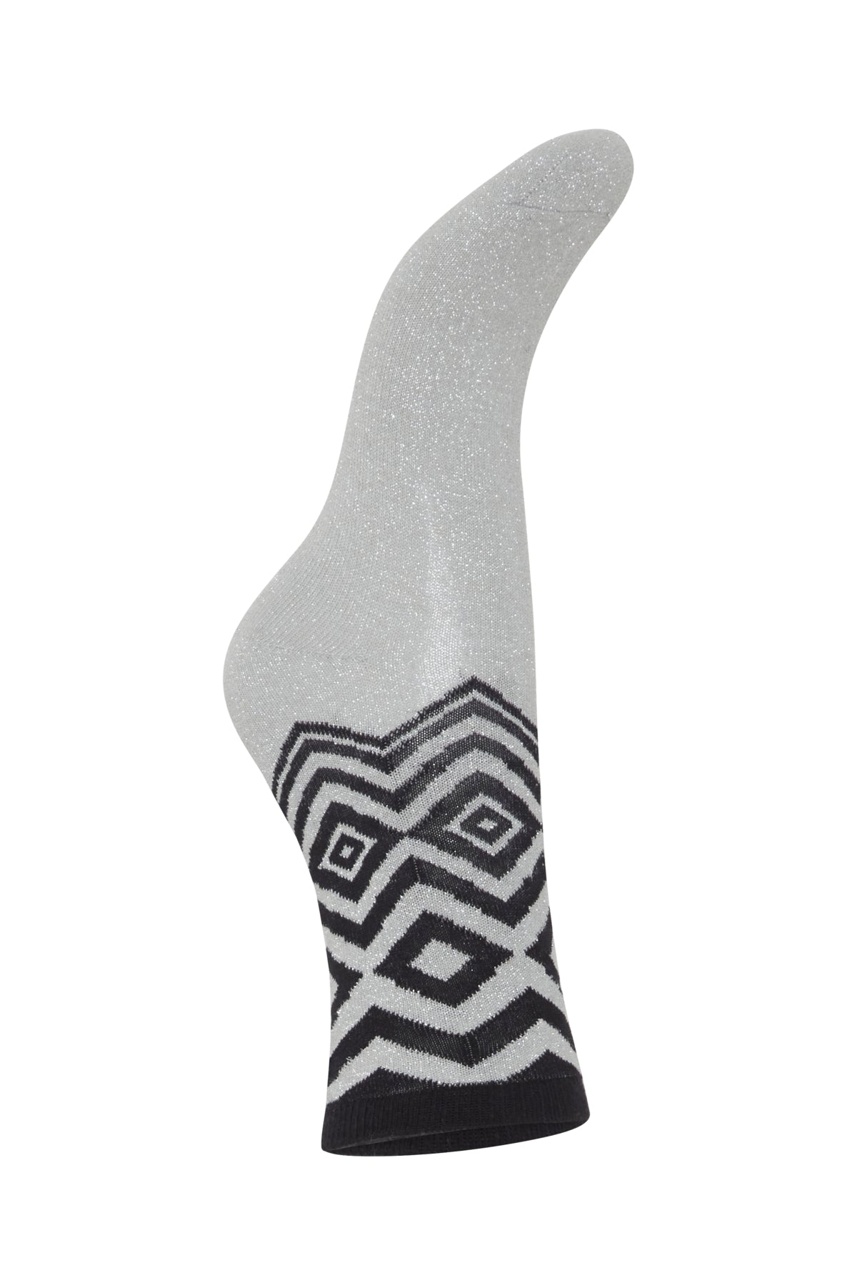 Chaussettes Hohoho | Noir à motif