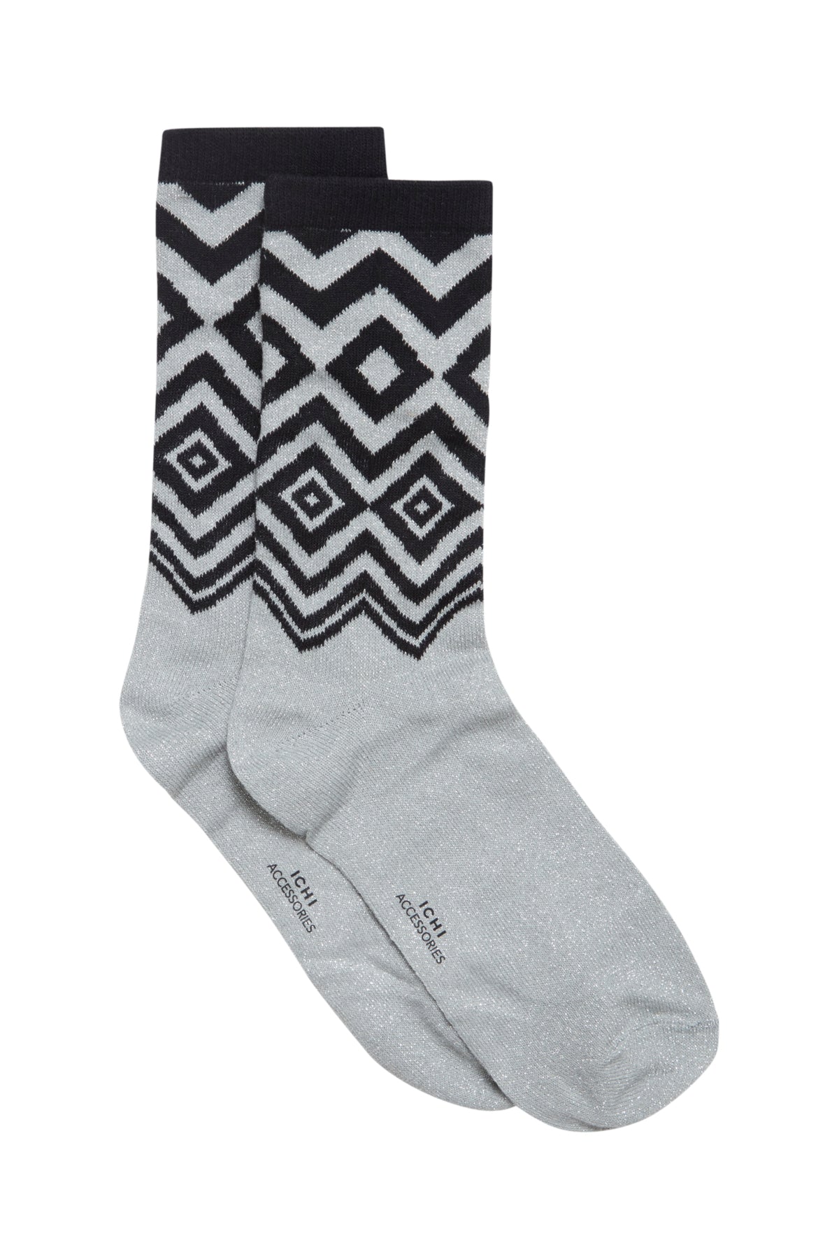 Chaussettes Hohoho | Noir à motif