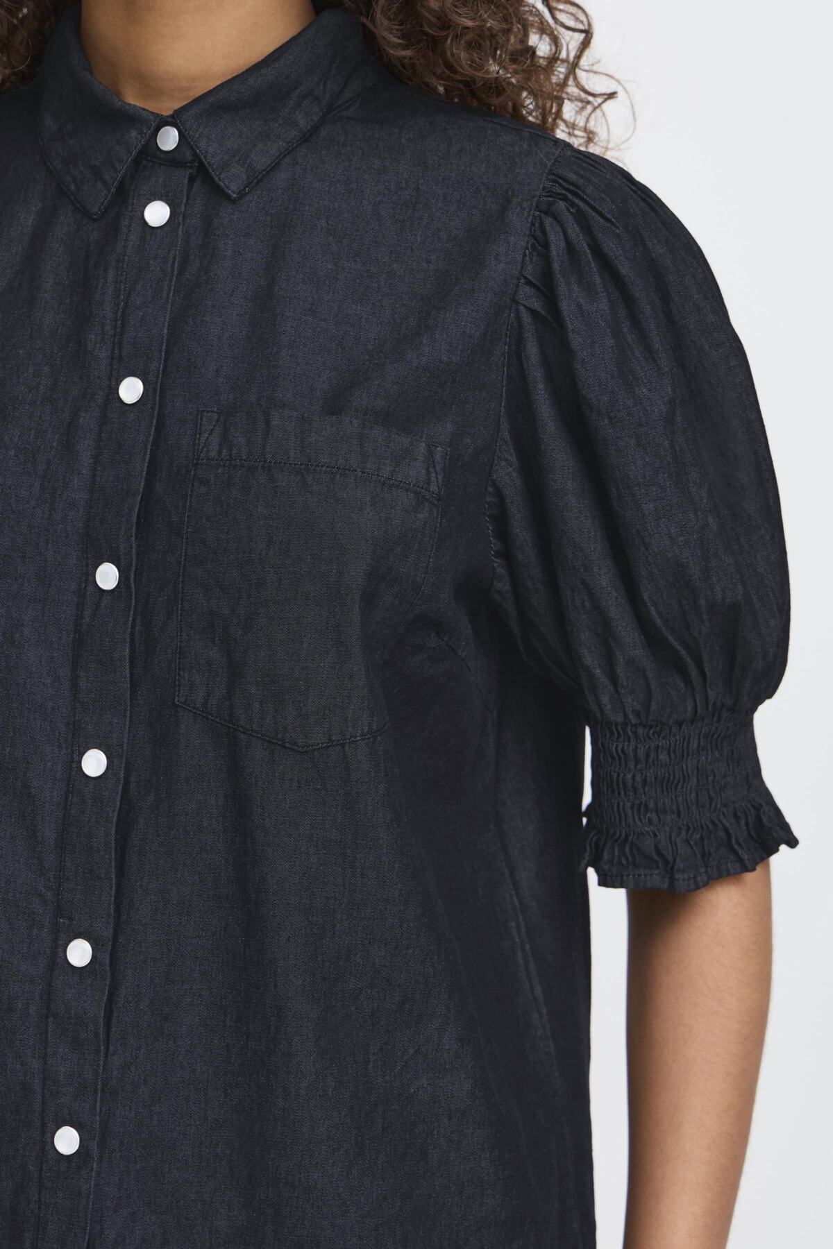 Chemise Borgie | Noir denim