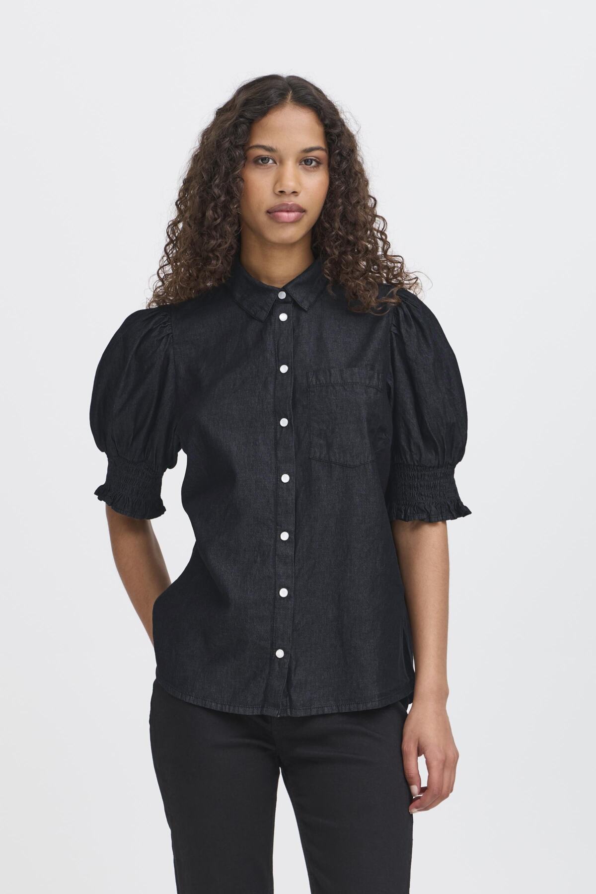 Chemise Borgie | Noir denim