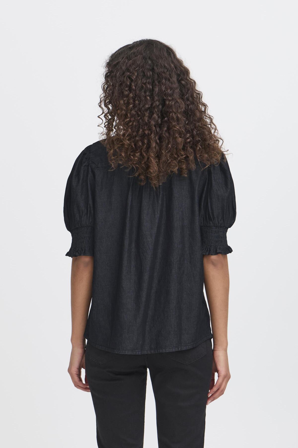 Chemise Borgie | Noir denim