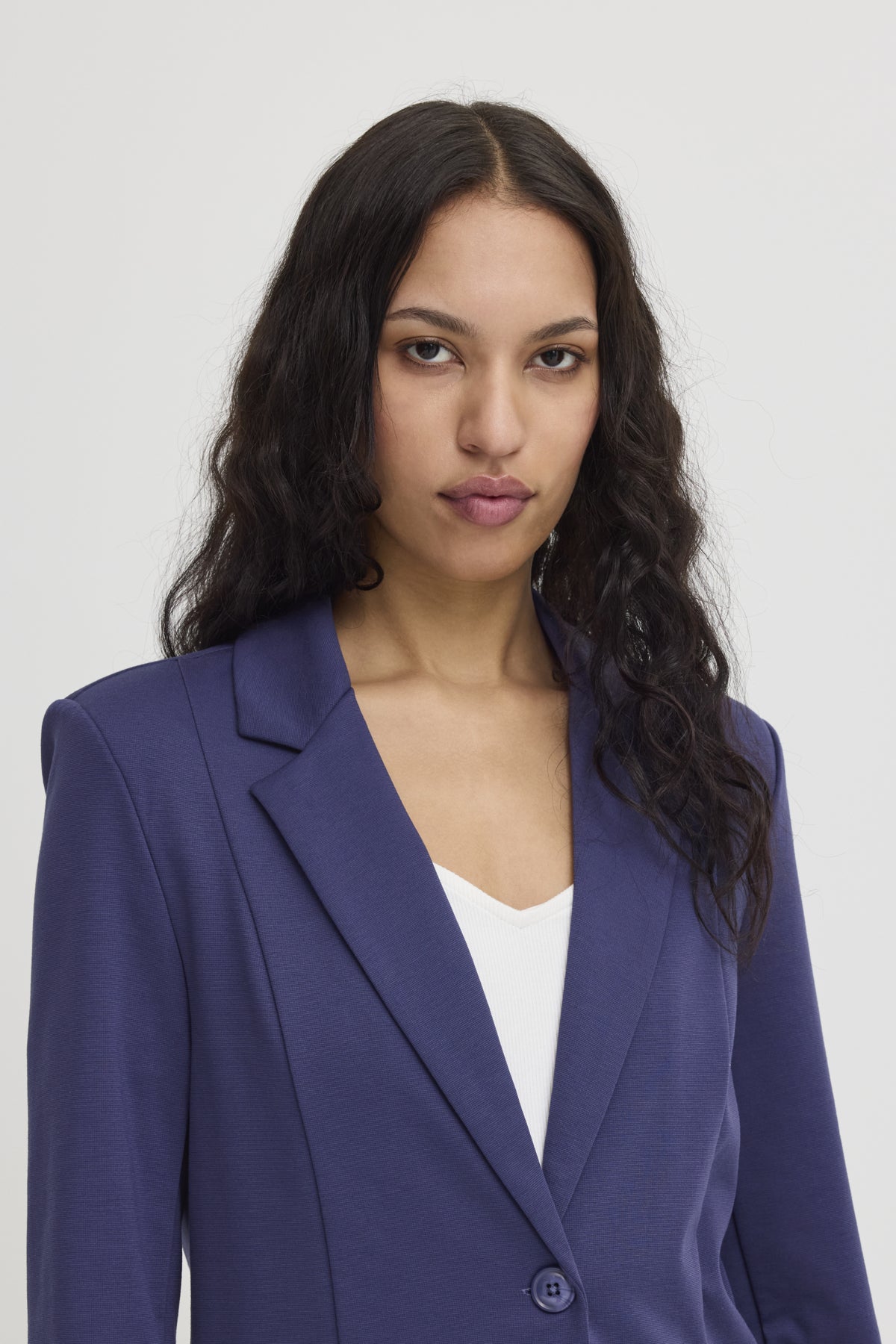 Veston Kate Long | Bleu patriote