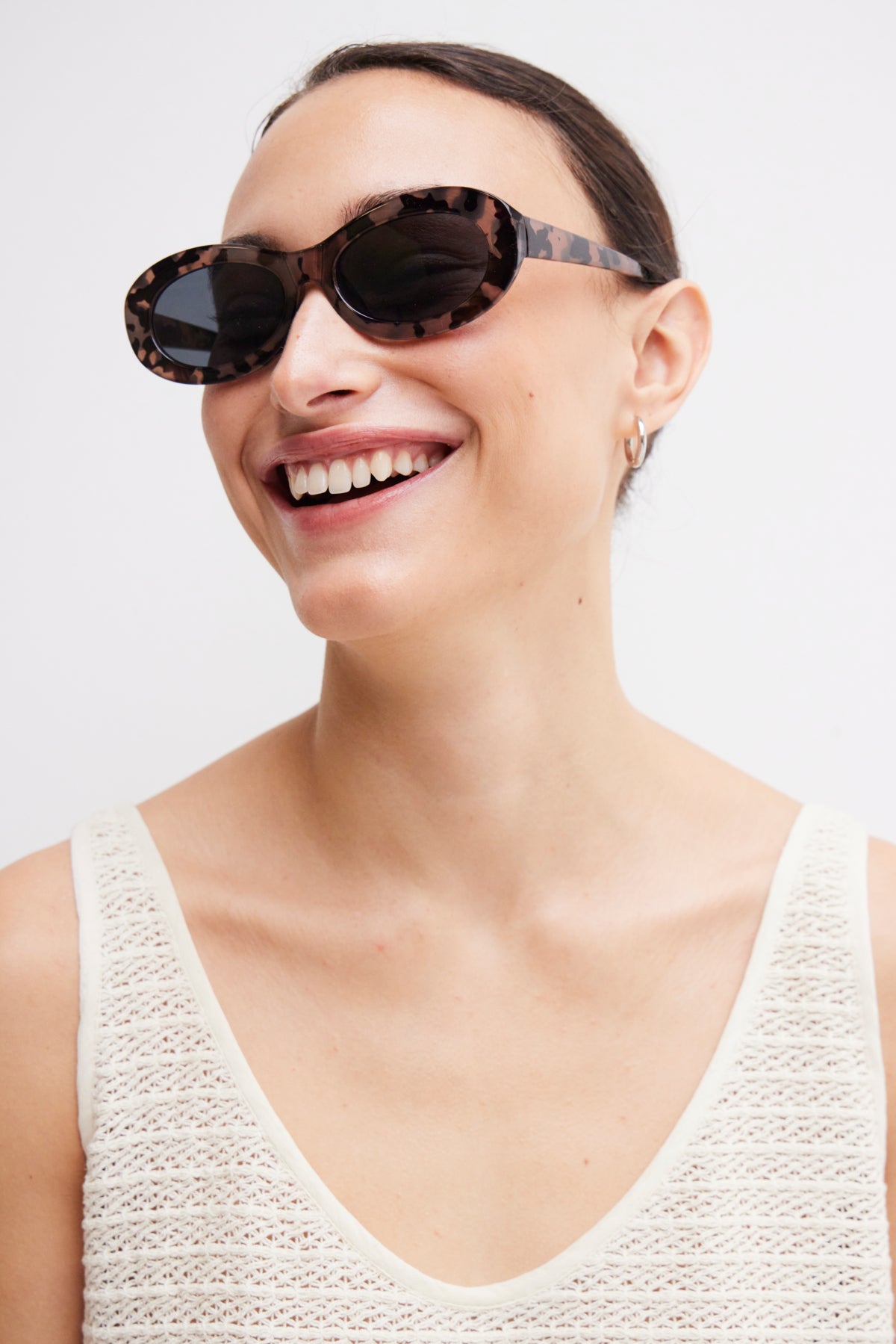 Lunette Marrina | Beige et noir