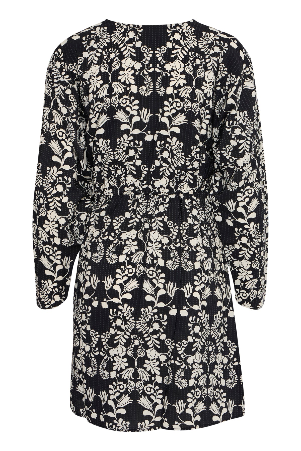 Robe Gocina | Fleurs noirs