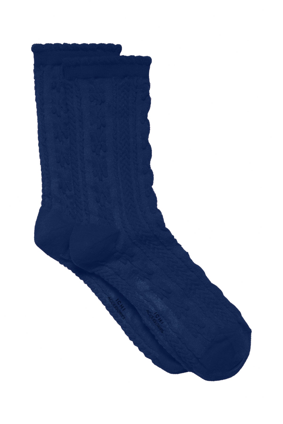 Chaussettes Henny | Bleu médiéval