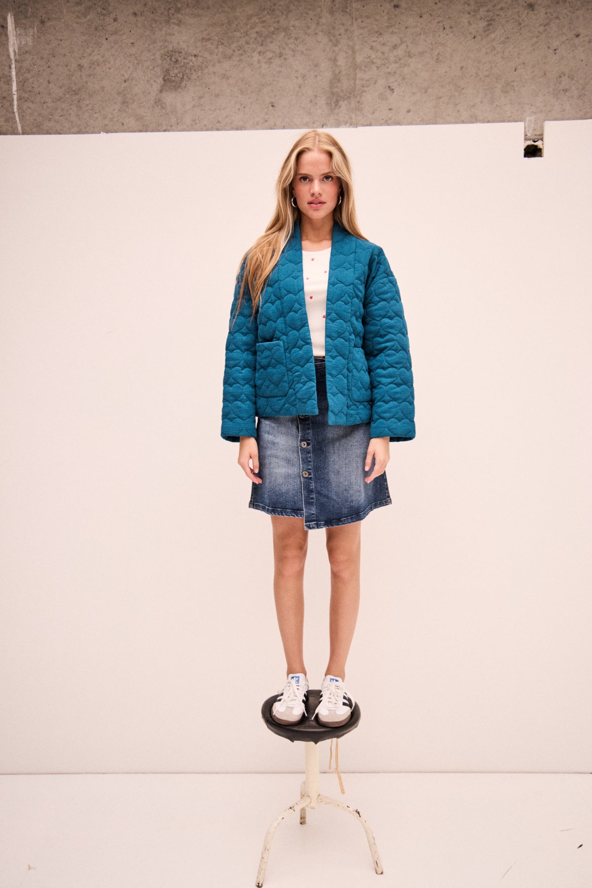 Jupe Wiggy | Bleu moyen