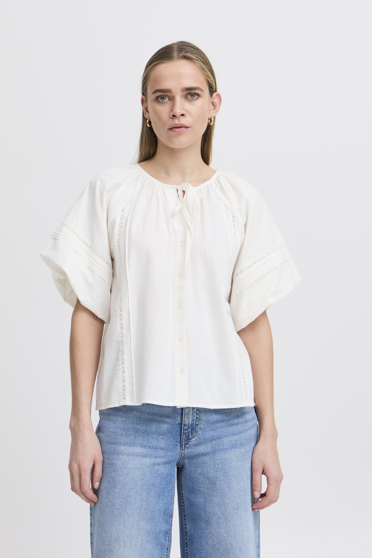 Blouse Utako | Blanc cassé