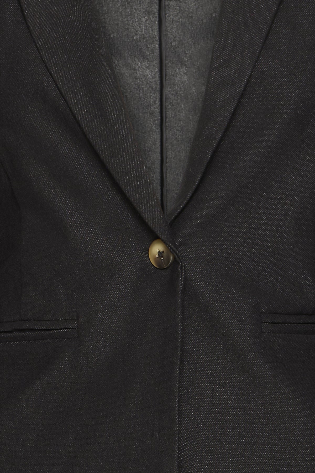 Veston Kate régulier | Denim noir