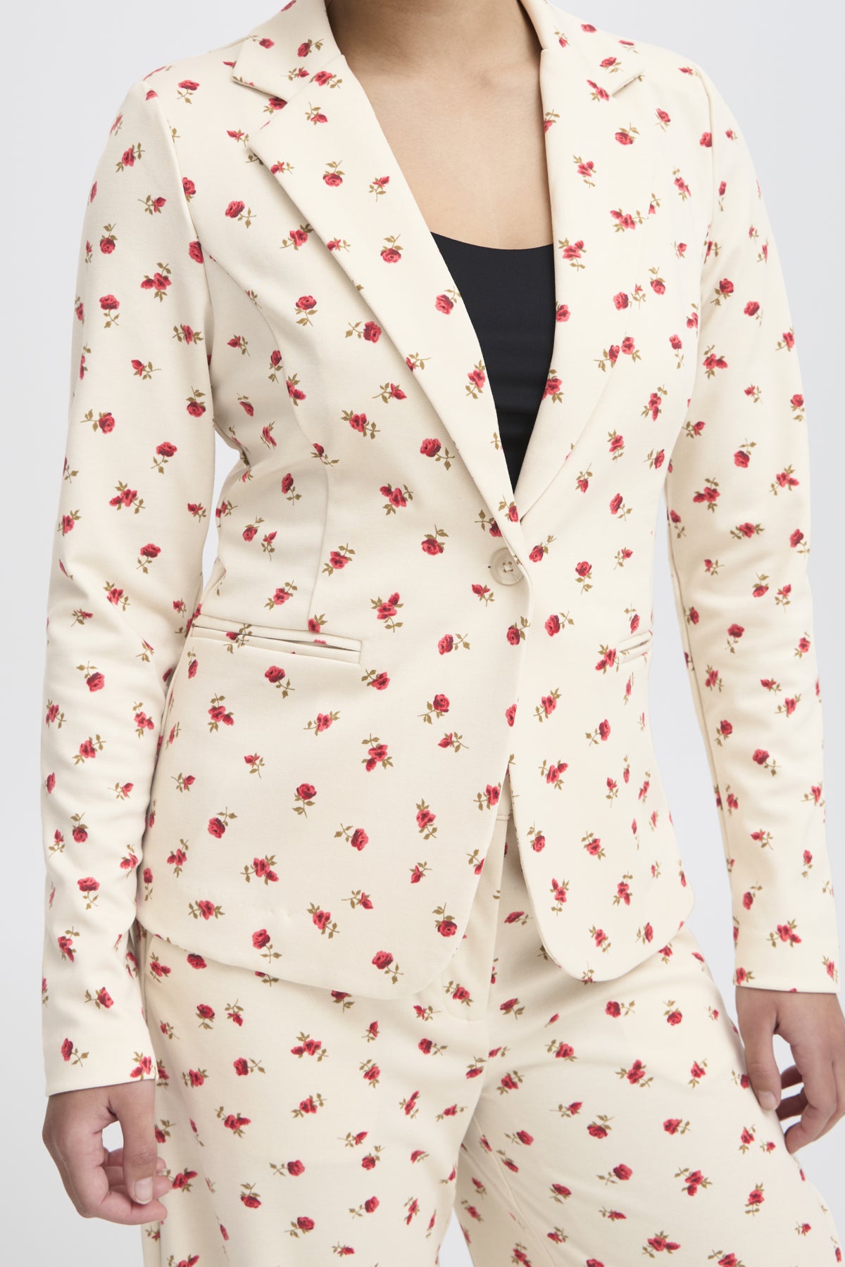 Veston ICHI Kate | Motif Géranium