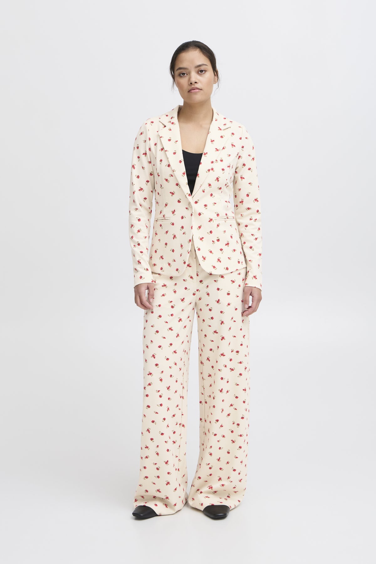 Veston ICHI Kate | Motif Géranium