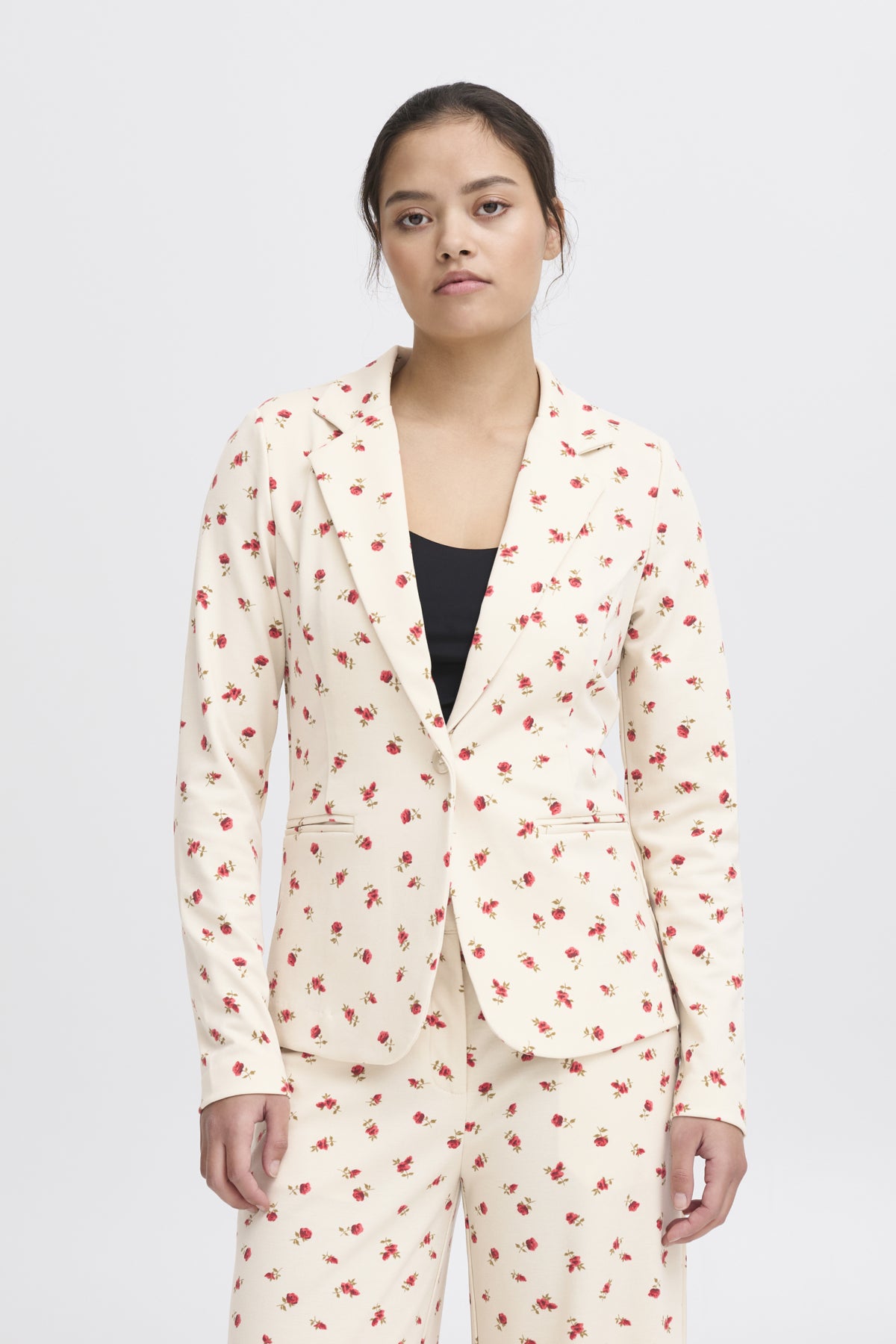 Veston ICHI Kate | Motif Géranium